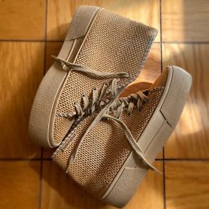 Wicker Platform Sneakers by Hush Puppies